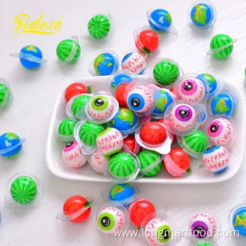 Wholesale High Quality Mini Eyeball Fruit Flavor 3D Popping Gummy Candy